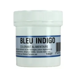 Colorant alimentaire Bleu Indigo E132 Poudre Hydrosoluble 20g