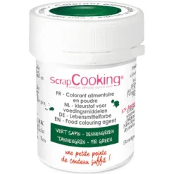 Colorant Alimentaire en Poudre Vert Sapin 5g Scrapcooking