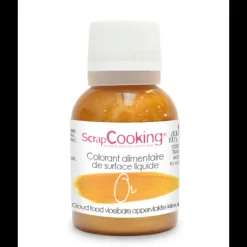 Colorant Alimentaire Liquide Or 20 g Scrapcooking
