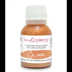 Colorant Alimentaire Liquide Or Rose 20 g Scrapcooking