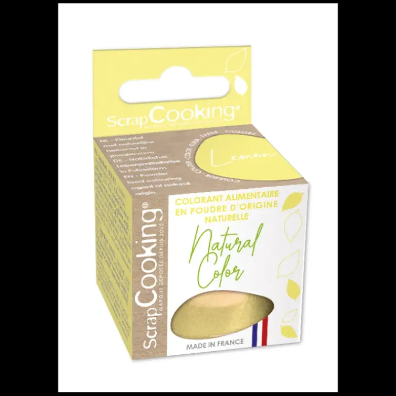 Colorant Alimentaire Naturel Jaune Lemon 10 g Scrapcooking