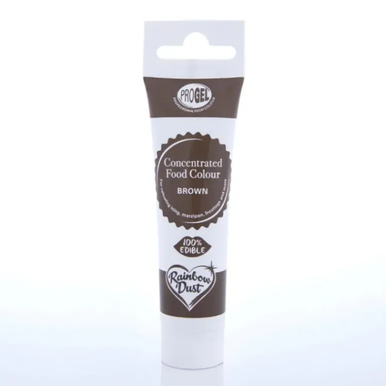 Colorant Alimentaire ProGel Brun 25g Rainbow Dust
