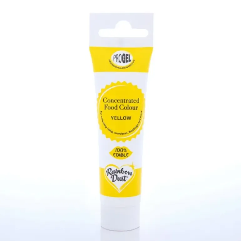 Colorant Alimentaire ProGel Jaune 25g Rainbow Dust