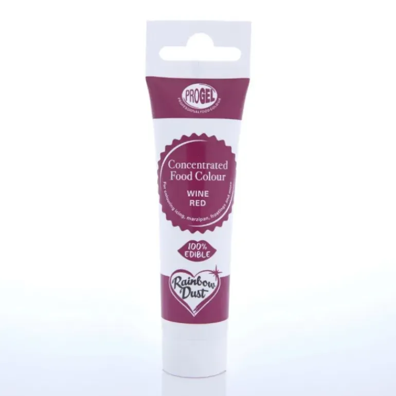 Colorant Alimentaire ProGel Bordeaux 25g Rainbow Dust