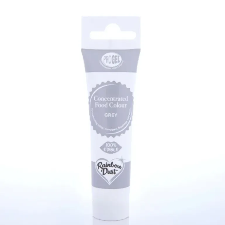 Colorant Alimentaire ProGel Gris 25g Rainbow Dust