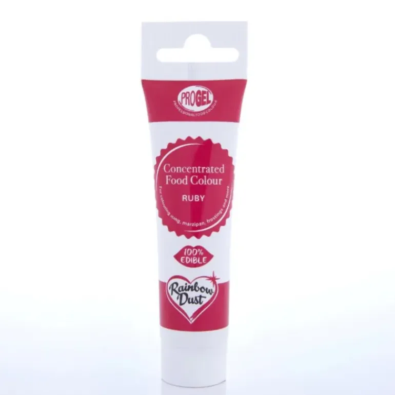 Colorant Alimentaire ProGel Rouge Rubis 25g Rainbow Dust