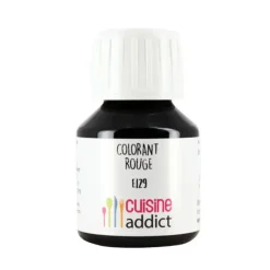 Colorant Alimentaire Rouge Coquelicot E129 Liquide 58 ml Cuisineaddict