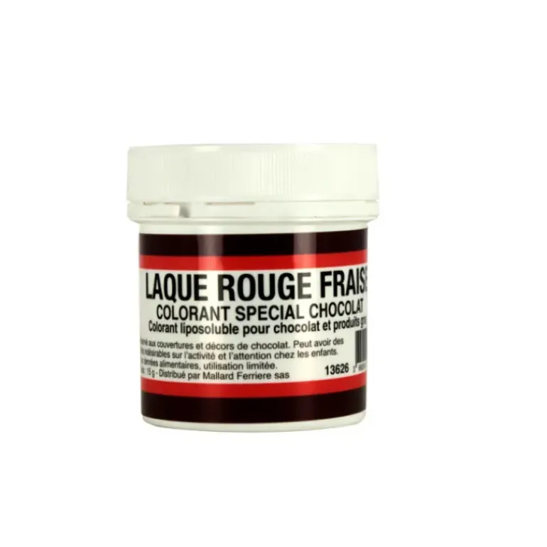 Colorant alimentaire Rouge Fraise E129 Poudre Liposoluble 15g