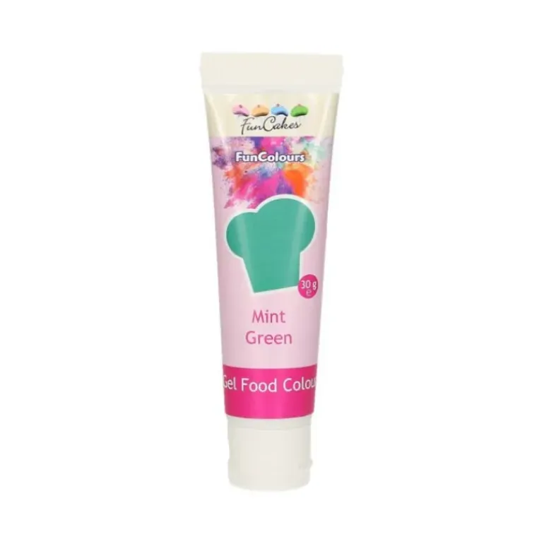 Colorant gel alimentaire Vert menthe FunCakes 30 g
