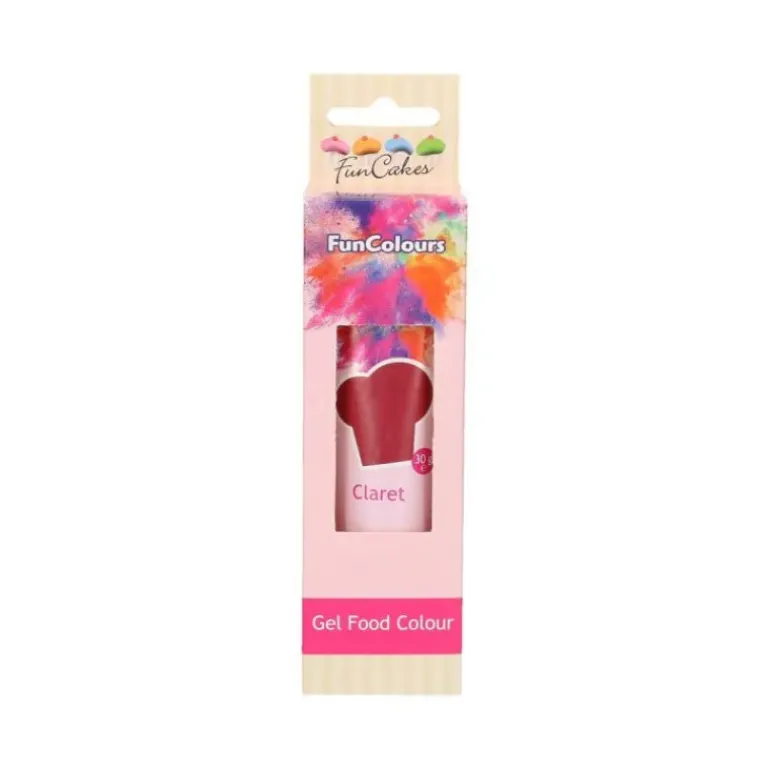 Colorant gel alimentaire Rouge bordeaux FunCakes 30 g