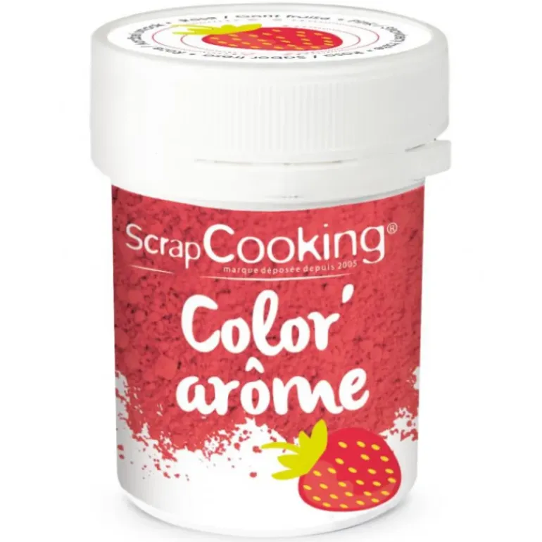 Color'Arôme Rose / Fraise 10g Scrapcooking