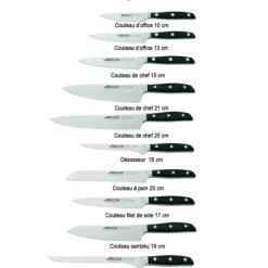 Couteau de Chef 15 cm Arcos MANHATTAN Noir