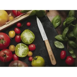 Couteau d'Office Cranté N°113 Hêtre Opinel