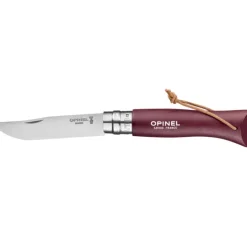 Couteau N°8 Baroudeur Grenat Colorama Opinel