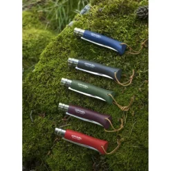 Couteau N°8 Baroudeur Grenat Colorama Opinel