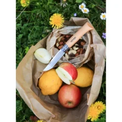 Couteau N°8 Baroudeur Hêtre Colorama Opinel