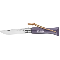 Couteau N°6 Baroudeur Violet Gris Colorama Opinel