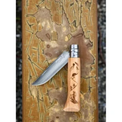 Couteau N°8 Gravure Randonnée Sport Opinel