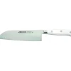 Couteau Santoku Acier Inoxydable 18 cm Arcos RIVIERA blanc