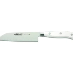 Couteau Santoku alvéolé 14 cm Arcos RIVIERA blanc