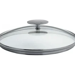 Couvercle en Verre bombé Platine Ø 28 cm Cristel