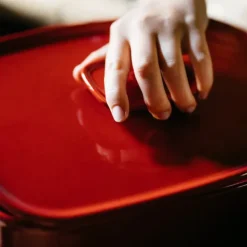 Couvercle Rectangulaire en Céramique pour Plat à Four 25 x 18 cm Grand Cru Emile Henry