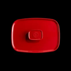 Couvercle Rectangulaire en Céramique pour Plat à Four 35 x 22 cm Grand Cru Emile Henry