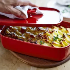 Couvercle Rectangulaire en Céramique pour Plat à Four 35 x 22 cm Grand Cru Emile Henry