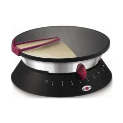 Crêpière Electrique Ø33 cm DIABOLO Noir Krampouz