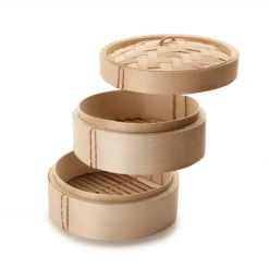 Cuiseur Vapeur Bambou Ø 20 cm x H 23 cm Ibili