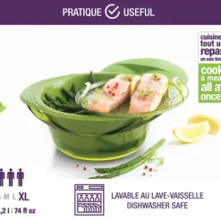 Cuit Vapeur en Silicone XL Vert Mastrad