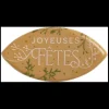 Décor Chocolat Blond Feuilles Joyeuses Fêtes (x 84) Florensuc