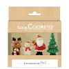 Décoration pour Gâteau Noël Scrapcooking (x4)