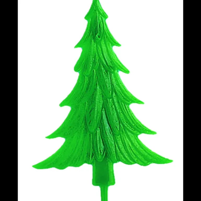 Décors Bûche Sapin Plat Vert (x100)