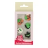 Décors en Sucre 4 Motifs Halloween Funcakes (x12)