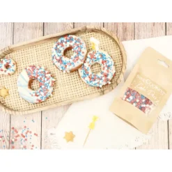 Décors en Sucre Bleu Blanc Rouge 50 g Scrapcooking