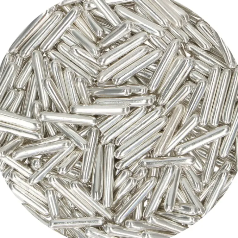 Décors en Sucre Bâtonnets Argent 70 g Funcakes