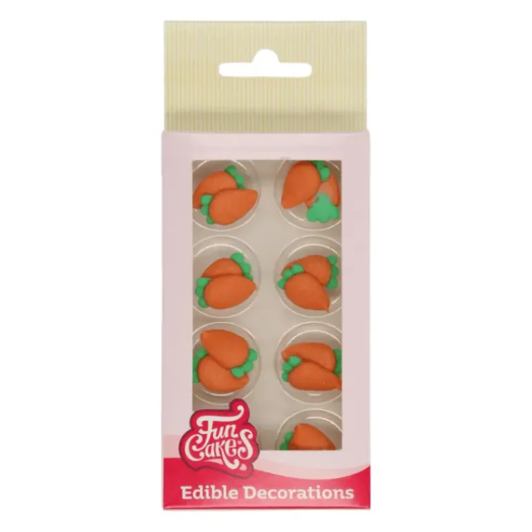 Décors en Sucre Carotte (x16) Funcakes