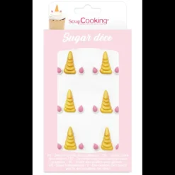 Décors en Sucre Corne de Licorne (x6) Scrapcooking