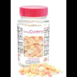 Décors en Sucre Mélange Rods Pêche 70 g Scrapcooking