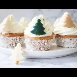 Décors Pâte d'Amande Sapin Noël Scrapcooking (x6)