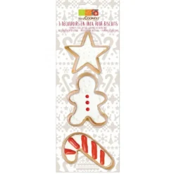 Découpoirs Noël Inox Dorés x3 Scrapcooking