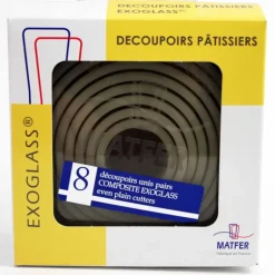 Découpoirs ronds unis pairs Exoglass (Boîte de 8)