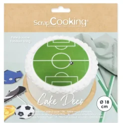 Disque Pâte à Sucre Foot Ø 18 cm Scrapcooking