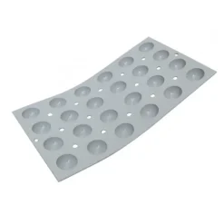 Elastomoule Demi-sphère - 24 empreintes 30 x 17,6 cm - Silicone de Buyer