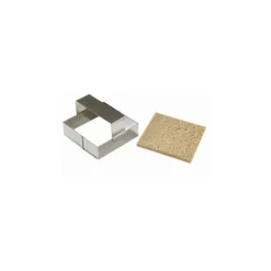 Emporte Pièce Carré en Inox 12x12 cm