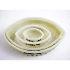 Emporte Pièce Ovale Cannelé 4 x 2,3 cm Exoglass Matfer