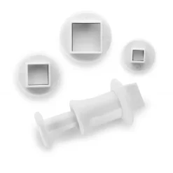 Emporte-Pièce avec Poussoir Carré (x3) Ibili