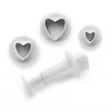 Emporte-Pièce avec Poussoir Coeur (x3) Ibili