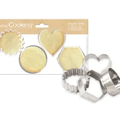 Emporte-Pièces pour Biscuits en Inox (x4) Scrapcooking